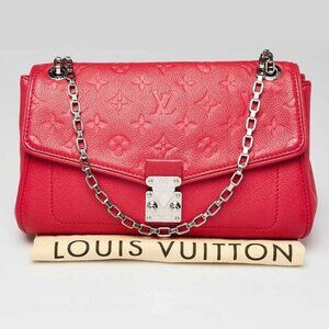 Louis Vuitton Poppy Monogram Empreinte Leather St Germain PM BagLouis Vuitton